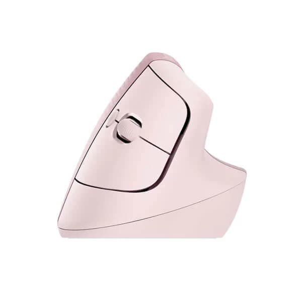 Logitech Lift Vertical Wireless Mouse (Rose) - 3