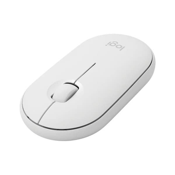 Logitech Pebble M350 Wireless Mouse (White) - 2