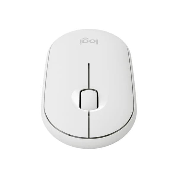 Logitech Pebble M350 Wireless Mouse (White) - 3