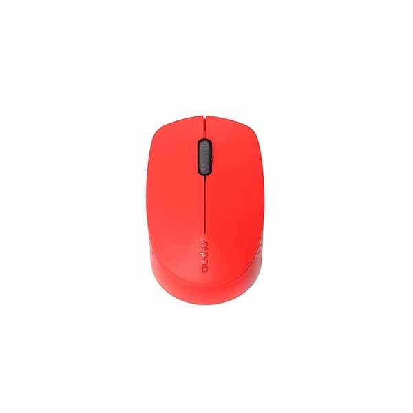 Rapoo M100 Silent Wireless Mouse - Red - 1
