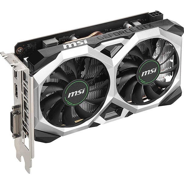 MSI GeForce GTX 1650 D6 Ventus XS OC 4GB GDDR6 Graphic Card - 3