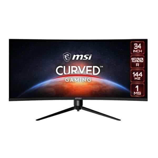 MSI Optix MAG342CQR 34 Inch Ultra Wide Curved with Free Sync Gaming Monitor - 1