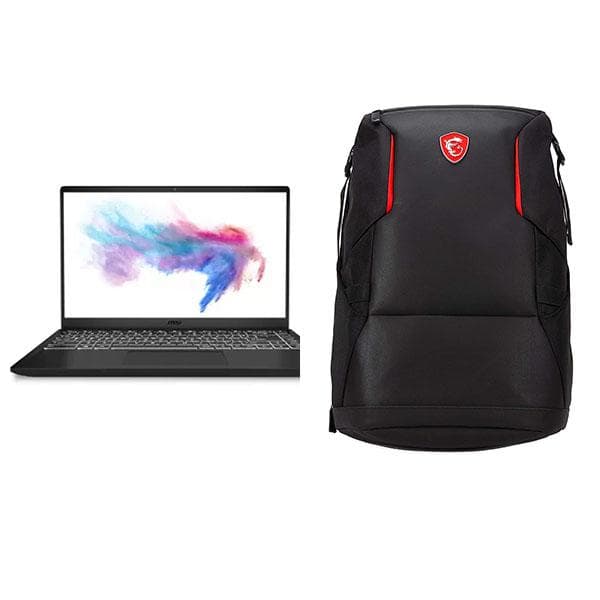 MSI Modern 14 Core i3 10th Gen - (8 GB/512 GB SSD/Windows 10 Home) Modern 14 B10MW-424IN Laptop  (14 inch, Carbon Grey, 1.3 kg) + Laptop Bag - 4