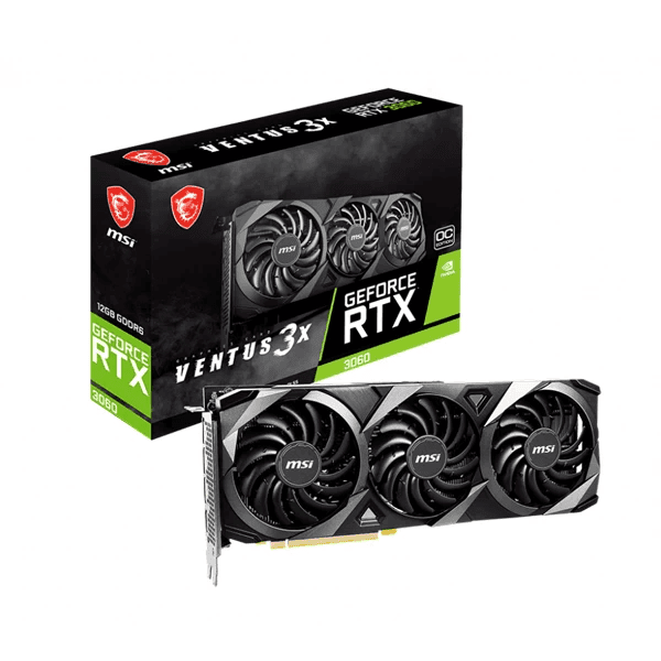 Msi Geforce Rtx 3060 Ventus 3x 12g Oc Graphic Card - 1