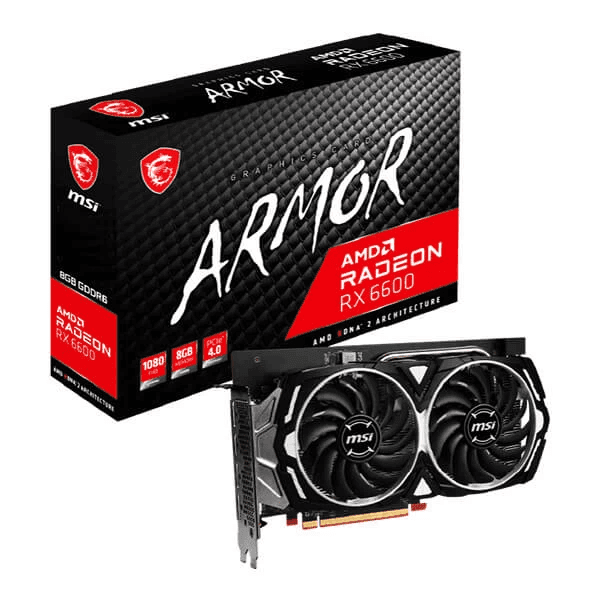 MSI RX 6600 Armor 8GB Graphics Card - 1