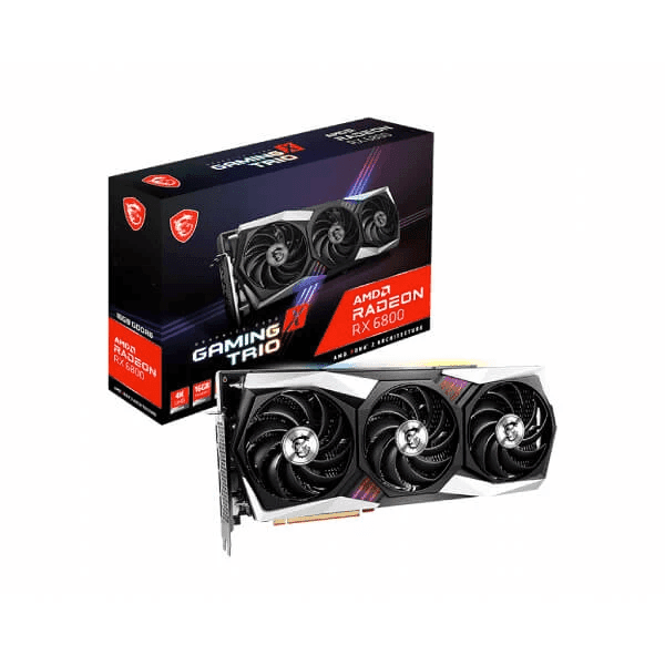 MSI RX 6800 Gaming X Trio 16GB Graphics Card - 1