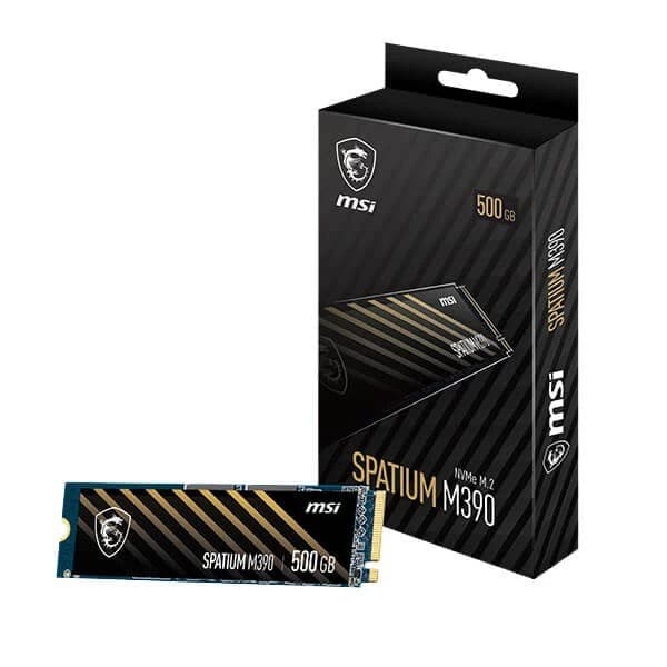 MSI Spatium M390 500GB M.2 NVMe Internal Solid State Drive - 1
