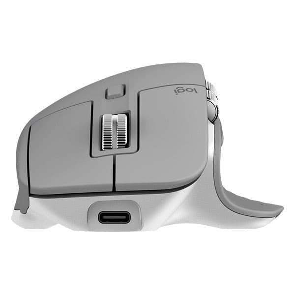 Logitech Mx Master 3 Ergonomic Wireless Mouse (Grey) - 5