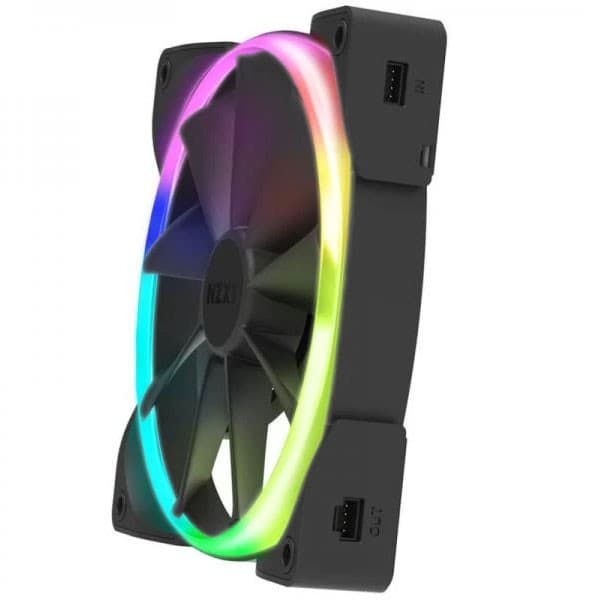 Nzxt Aer RGB 2 140mm RGB Cabinet Fan (Single Pack) - Black - 3