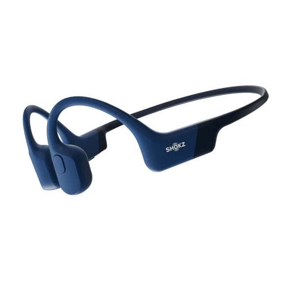 Shokz OpenRun Wireless Open-Ear Bluetooth Headphone, Blue