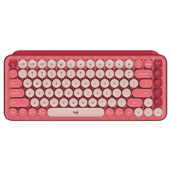 Logitech POP Keys Mechanical Wireless Keyboard - Heartbreaker - 1