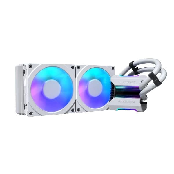 Phanteks Glacier One 240MP Halos DRGB CPU Liquid Cooler (White) - 1