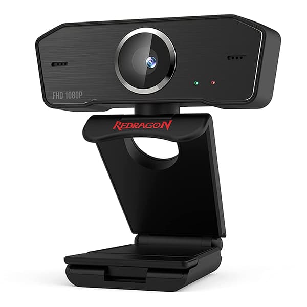 Redragon GW800 Hitman 1080P Webcam with Built-in Dual Microphone - 1