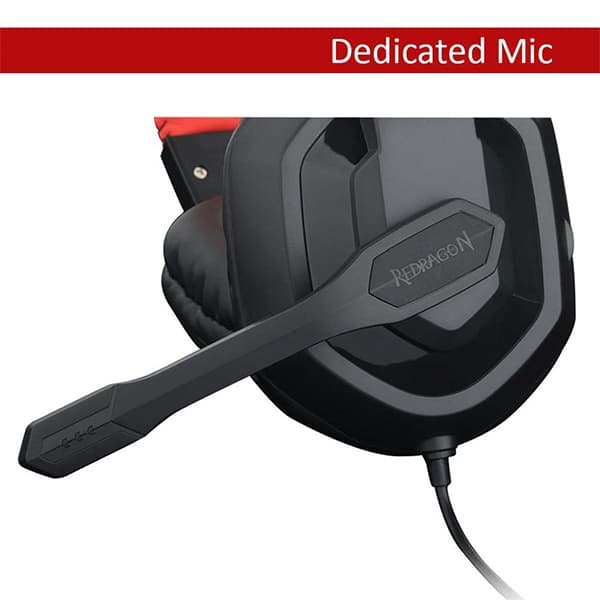 Redragon H120 Ares Wired Over-Ear Gaming Headset with Microphone - 2