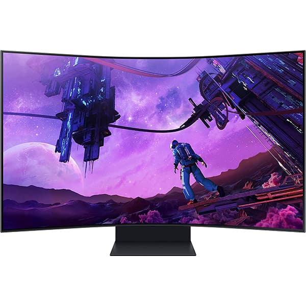 SAMSUNG Odyssey Ark 55-Inch Curved 4K UHD 165Hz 1ms (GTG) Quantum Mini-LED Gaming Monitor (LS55BG970NWXXL) - 2