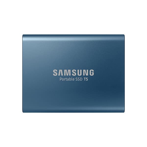 Samsung T5 500GB Portable SSD (Blue) - 1