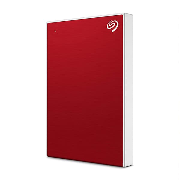 Seagate One Touch 1TB External Hard Drive with Password Protection (Red) - 2