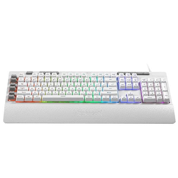 Redragon Shiva K512 White RGB Backlit Membrane Wired Gaming Keyboard - 3