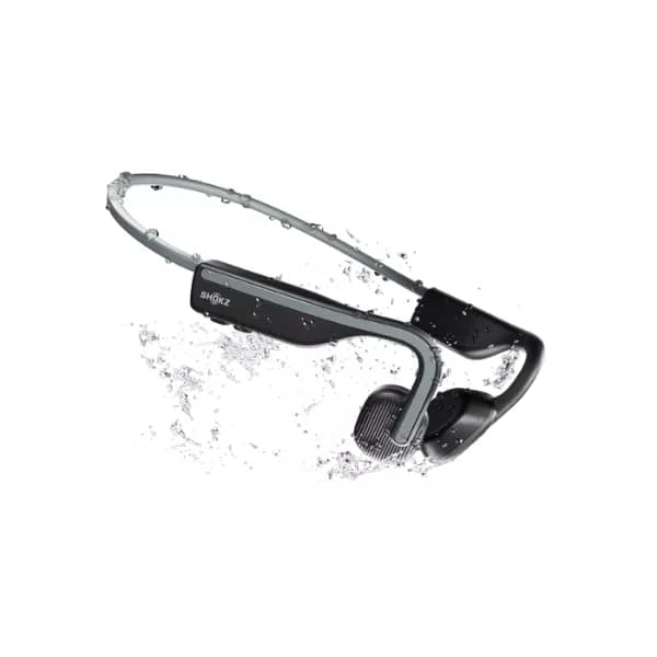 Shokz OpenMove Open-Ear Bluetooth Sport Headphones Bone Conduction Wireless Earphones Grey - 2
