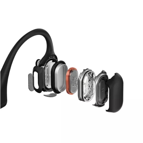 Shokz OpenRun Pro Premium Bone Conduction Open-Ear Bluetooth Sport Headphones (Black) - 4