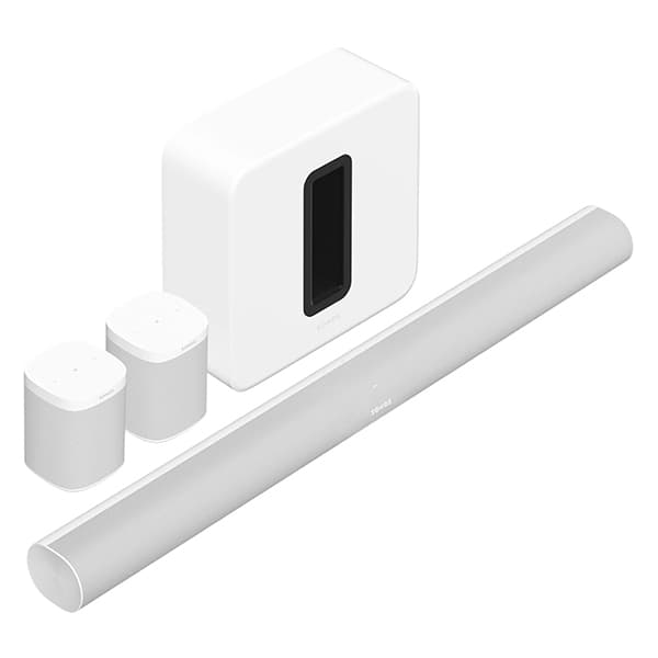 Sonos Surround Set - Sonos Arc, Sub & One SL (Black) - White