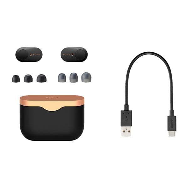 Sony WF-1000XM3/B Bluetooth Truly Wireless in Ear Earbuds with mic Black - 4