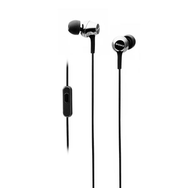 Sony MDR-EX255AP Wired in Ear Headphone with Mic (Black) - 3