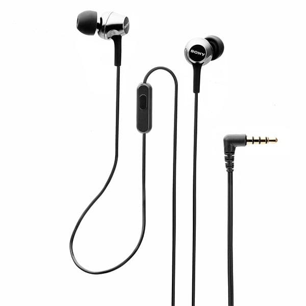 Sony MDR-EX255AP Wired in Ear Headphone with Mic (Black) - 2