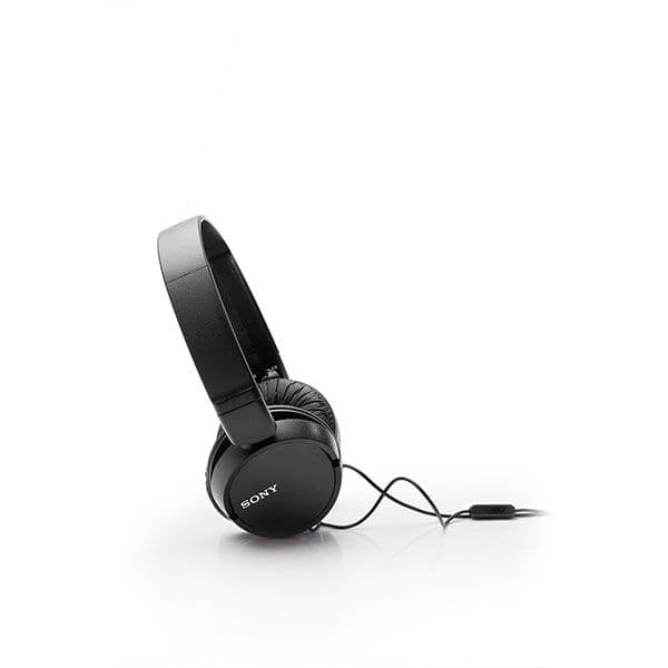Sony MDR-ZX110AP On-Ear Stereo Headphones with Mic - Black - 4