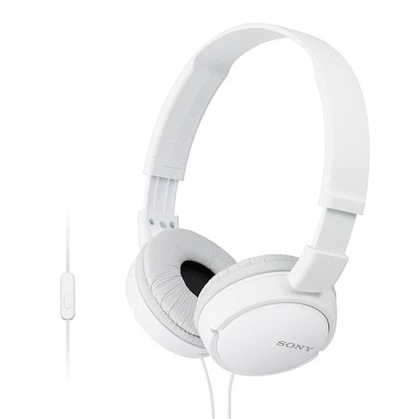 Sony MDR-ZX110AP On-Ear Stereo Headphones with Mic - Black - 5