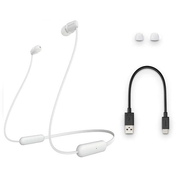 Sony WI-C200 Wireless Headphones In-Ear with mic (BLACK) - 6