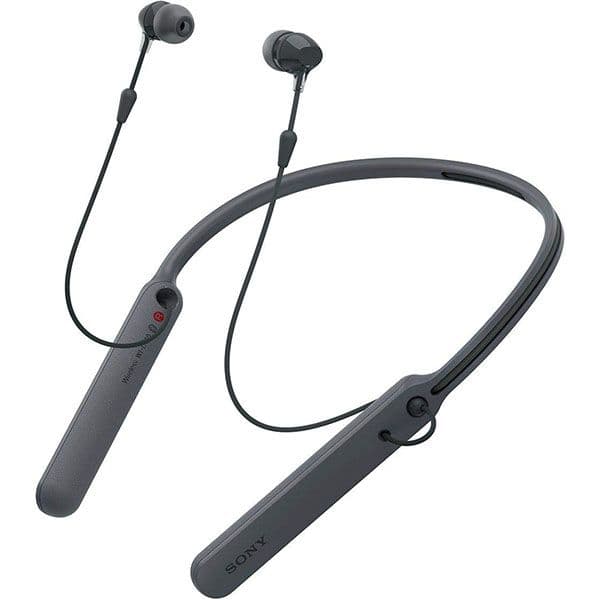 Sony WI-C400 Wireless in-Ear Neck Band Headphones Bluetooth Headset with mic (BLACK) - 1