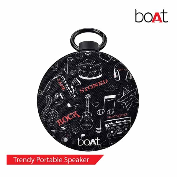BoAt Stone 260 Portable Wireless 4W Speaker With Power Bass (Black) - 1