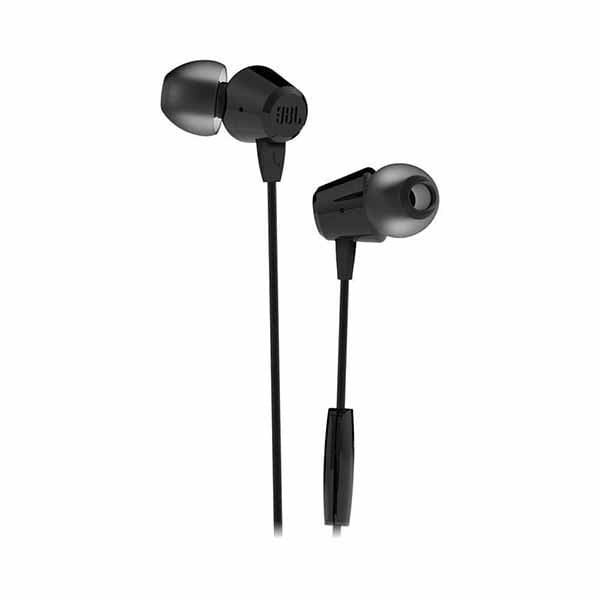 JBL T50HI by Harman Wired In Ear Headphone with Mic, Black