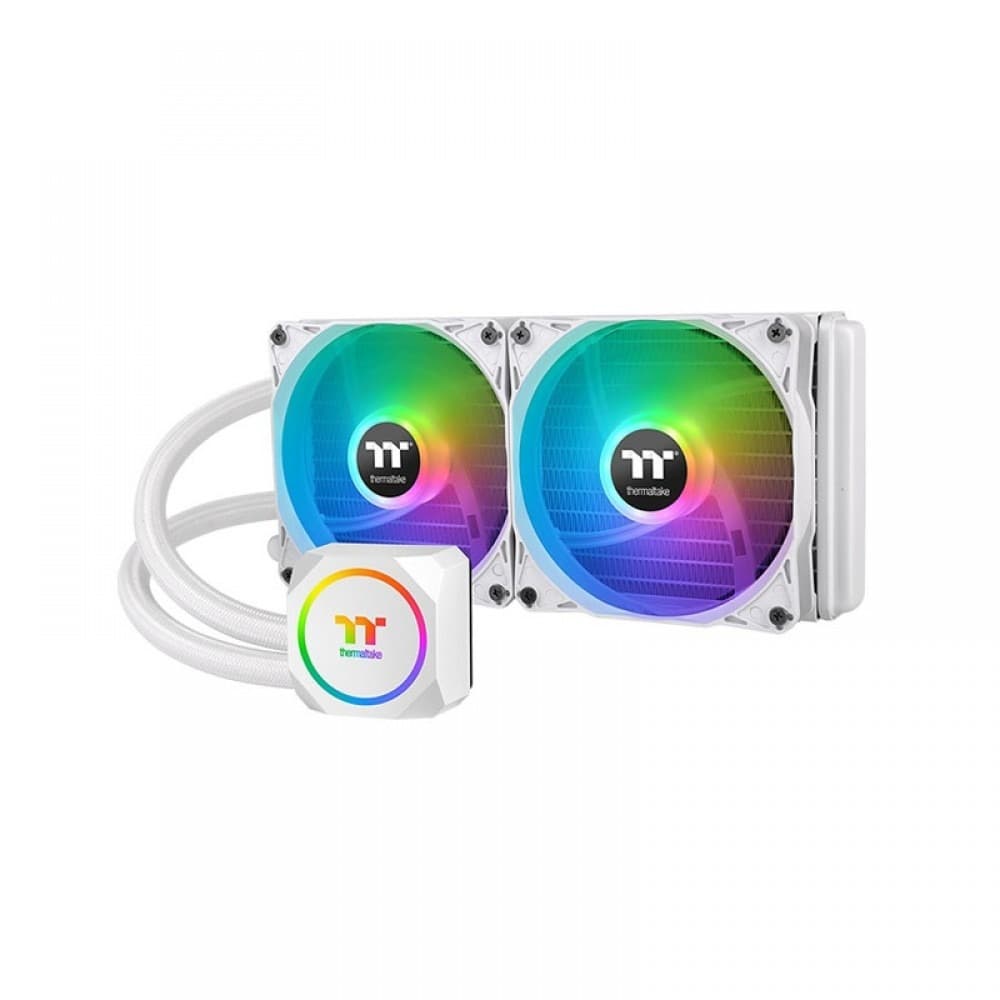 Thermaltake TH240 ARGB Sync Snow Edition AIO Liquid Cooler - White