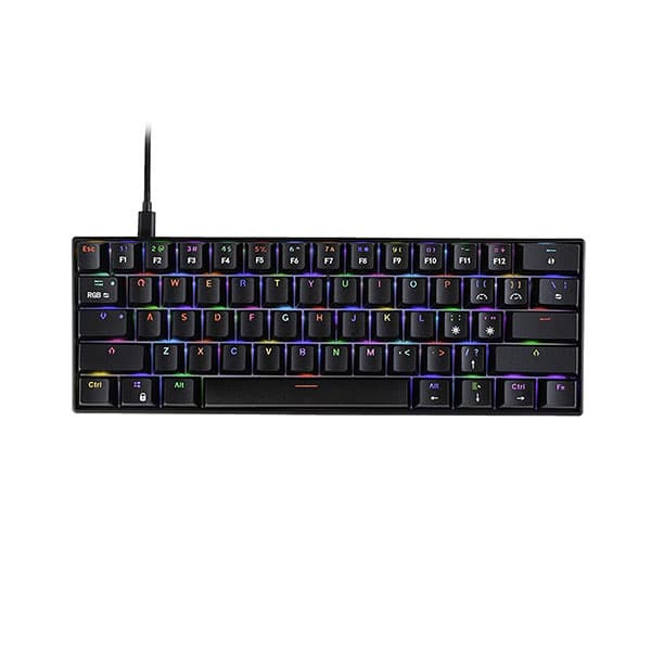 Cosmic Byte CB-GK-32 Themis 61 Key Mechanical Per Key RGB Gaming Keyboard - 1