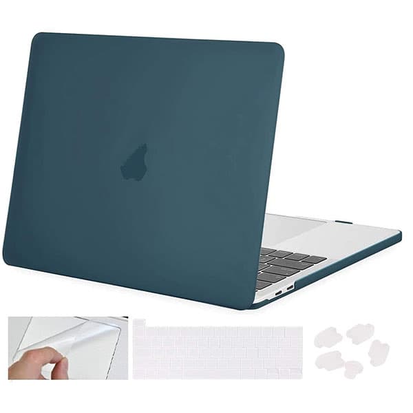 Toughshell Hardcase Case Cover for MacBook 13 inch Deep Green