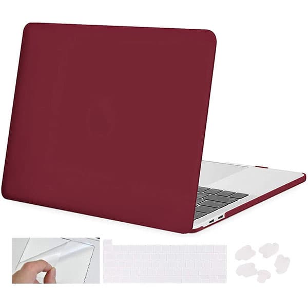 Toughshell Hardcase Case Cover for MacBook 13 inch Rose Red