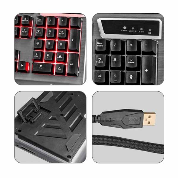 Zebronics Zeb-Transformer Gaming Keyboard and Mouse Combo - 3