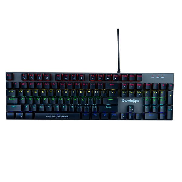 Cosmic Byte CB-GK-28 Vanth Mechanical Keyboard Outemu Red (Black/Grey) - 1