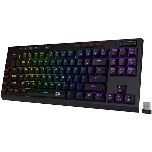Redragon K596 Vishnu 2.4G Wireless/Wired RGB Mechanical Gaming Keyboard - 1