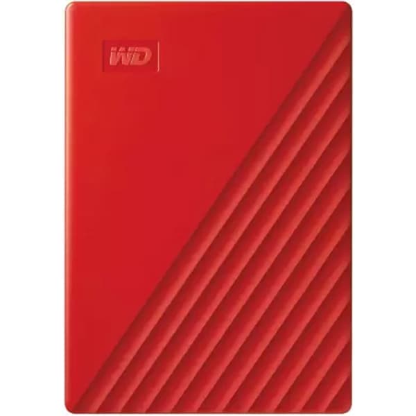 Western Digital My Passport 4TB Portable Hard Drive (Red) - 1
