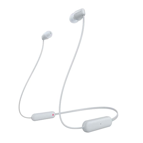 Sony WI-C100 Wireless Headphones in-Ear Bluetooth Headset with mic for Phone Calls (Black) - 4