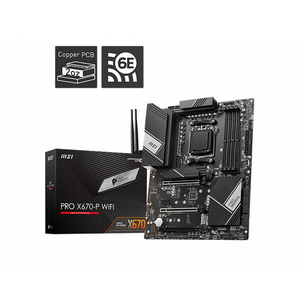 Msi Pro X670-p Wifi Amd Am5 Motherboard - 1