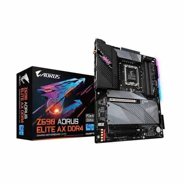 Gigabyte Z690 Aorus Elite AX DDR4 (Wi-Fi) Intel Motherboard Supports Intel 12th, 13th & 14th Gen Processors - 1