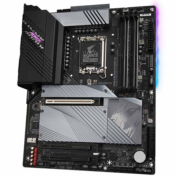 Gigabyte Z690 AORUS ELITE DDR4 V2 (rev. 1.0) (Wi-Fi) Intel Motherboard Supports Intel 12th, 13th & 14th Gen Processors - 3