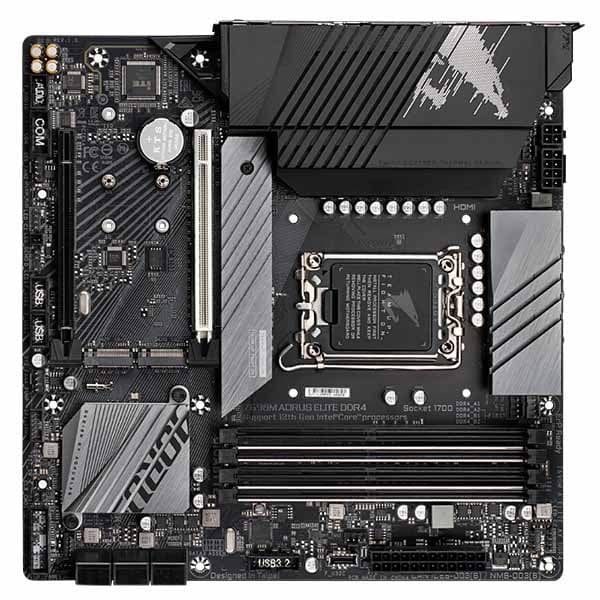 Gigabyte Z690M Aorus Elite DDR4 (rev. 1.0) Intel Motherboard Supports Intel 12th, 13th & 14th Gen Processors - 5