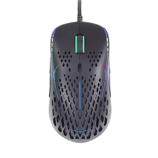 Cosmic Byte Zero-G Lightweight RGB 12400 DPI Gaming Mouse with PIXART 3327 Sensor, Ascended Cord, Software - 1