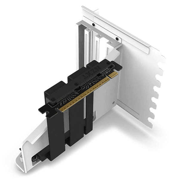 NZXT H7 Series (PCIe 4.0x16) Vertical GPU Bracket Kit With 175mm Riser Cable - White - 3