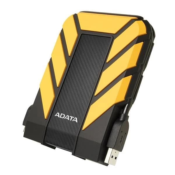 ADATA Durable HD710 Pro 1TB External Hard Drive - Yellow - 3